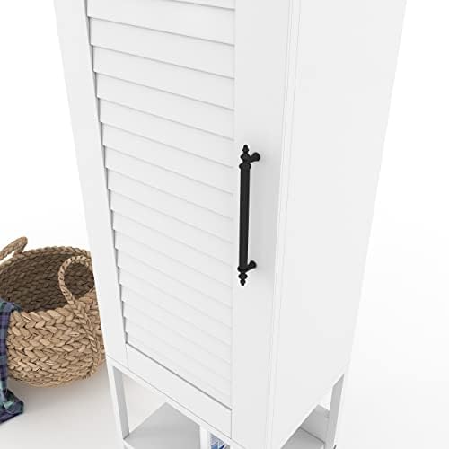 Alternative view of BNY130-Beyaz Panjur Kapaklı Metal Ayaklı Banyo Dolabı