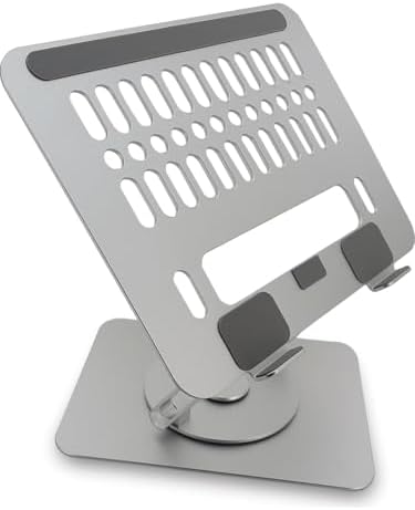 ZR-516 Alüminyum Taşınabilir 360 Derece Dönebilir Katlanabilir Laptop Standı - Görsel 4