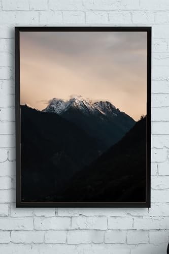 (pster10807) Dağ Doğa Manzara Çerçeveli Tablo 6 (50x70cm)