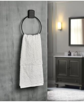 Alternative view of Paslanmaz Çelik Yapışkanlı Yuvarlak Havluluk | Delmeden Montaj | Banyo, Mutfak, Lavabo Kullanımı