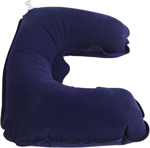 Şişirilebilir Seyahat Boyun Yastığı U Şekilli Ergonomik Boyun Destek Yastığı Uçak Tren Otobüs Yolculukları İçin Taşınabilir Havalı Boyun Yastığı Yumuşak Seyahat Uyku Yastığı | BY-80 - Görsel 4