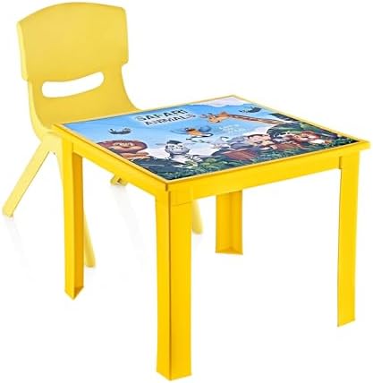 Alternative view of 2'Li Set Çocuk Masa Takımı Sarı 1-3 Yaş