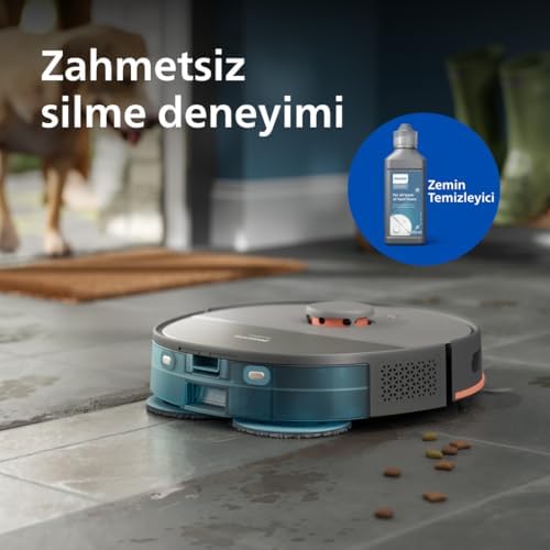 Alternative view of 5000 Islak ve Kuru Süpürge – Çift Döner Mop, 10.000 Pa Emiş Gücü, Saç Dolanmayan Fırça, Uygulama Kontrollü, Halı Modu (XU5000/10)