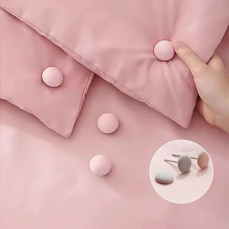 Alternative view of Tineke Yorgan Kılıfı ve Çarşaf Tutucu Sabitleyici Yastık Nevresim Sabitleyici Düzenleyici PEMBE 4 ADET