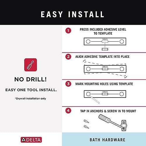 Alternative view of DELTA FAUCET 78908-CZ 20,32 cm Şampanya Bronz El Havlusu Bar Banyo Donanımı Aksesuarı