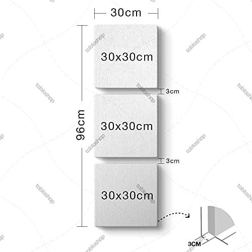 Alternative view of Yağmurlu Bir Gün Tablosu 30 x 96-3 Parçalı