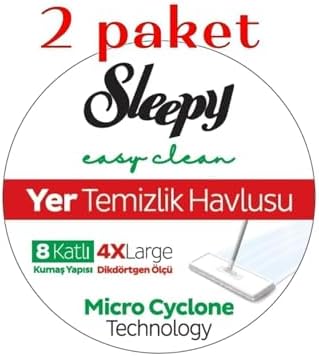Yer Temizleme Havlusu,4 Xl 8 Kat,2 Paket, Dayanıklı Özel Ambalaj