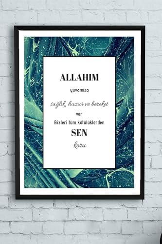 (pster10673) Dua Dini Çerçeveli Tablo (30 X 40cm)