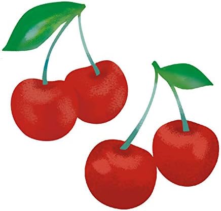 Tempaper Kiraz Soyma ve Yapıştır Duvar Çıkartmaları, kırmızı