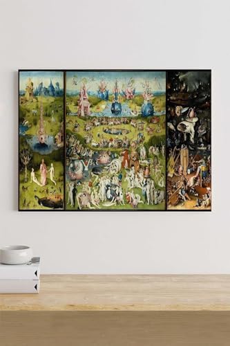 Alternative view of (pster19138) Dünyevi Zevkler - Hieronymus Sanatsal Kanvas Tablo 30 x 40