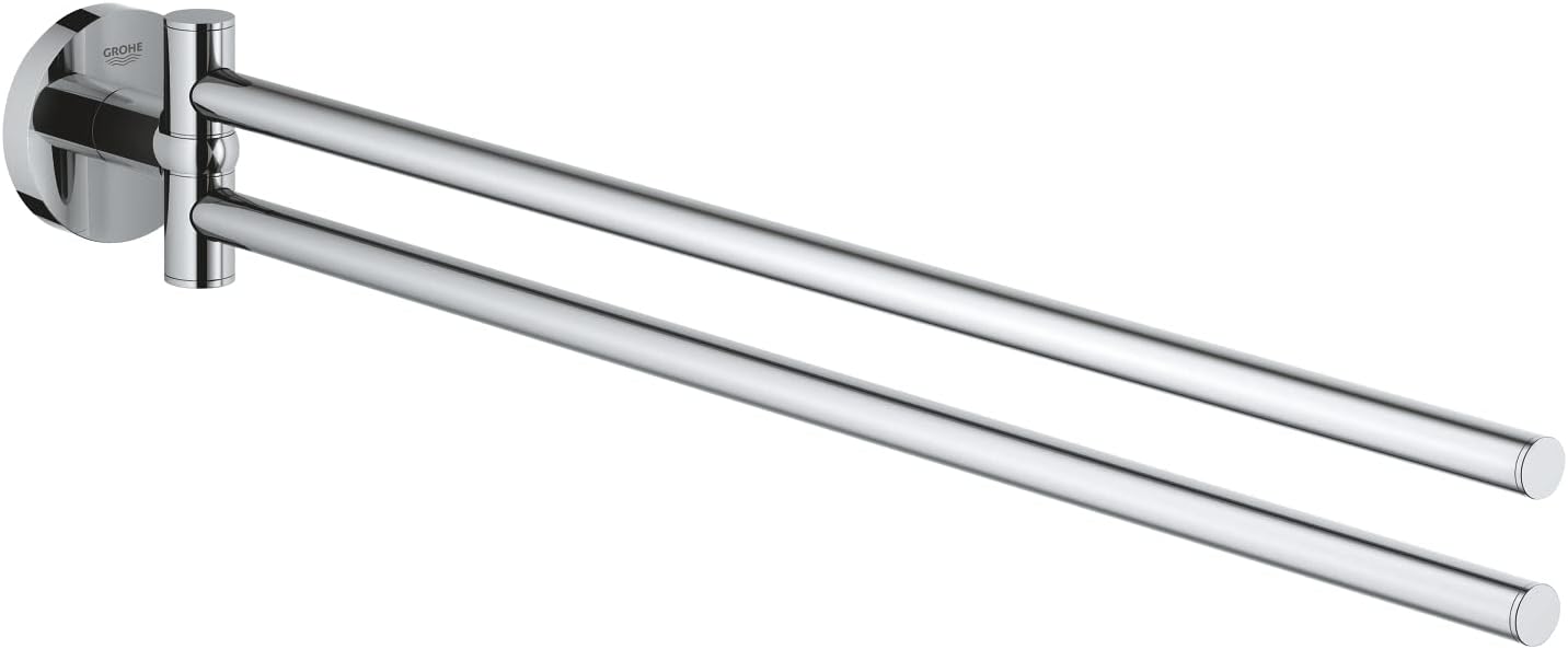 Start İkili Uzun Havluluk, 439 mm, Duş, Banyo Aksesuarları, Krom, 41183000 - Görsel 3