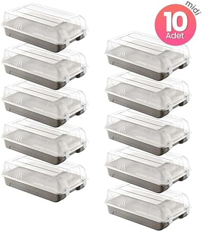 Alternative view of 10'Lu Set Kadın Terra Ayakkabı Kutusu