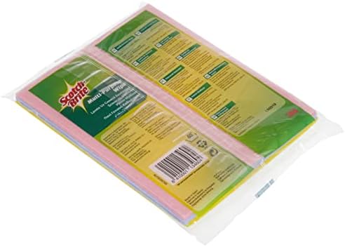-Brite Genel Kullanım Amaçlı Renkli Bez 3 Adet (Sarı/Pembe/Mavi)