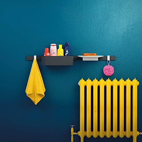 WallStoris 10,16 cm Mat Siyah Modern Derin Depolama Sepeti, 27912670