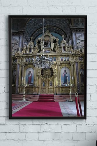Alternative view of (pster11693) Kilise Kutsal Mekan Çerçeveli Tablo 4 (50x70cm)