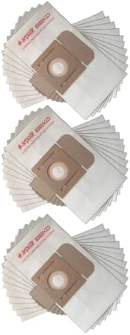 30ad Kangru Kağıt KG120 ile Uyumlu S 6800 Süpürge Toz Torbası 30 Adet Kağıt