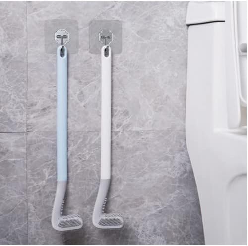 Ergonomik Tasarımlı Silikon Tuvalet Fırçası