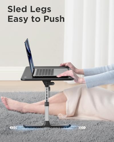 Bix Saiji AL30 Ayarlanabilir Laptop Standı Ergonomik Tasarım 17 İnç Uyumlu Taşınabilir Masa Siyah