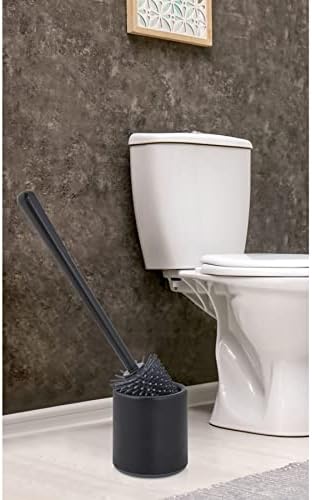 Alternative view of Silikon Wc Tuvalet Banyo Fırçası Klozet Fırçası Oval Siyah