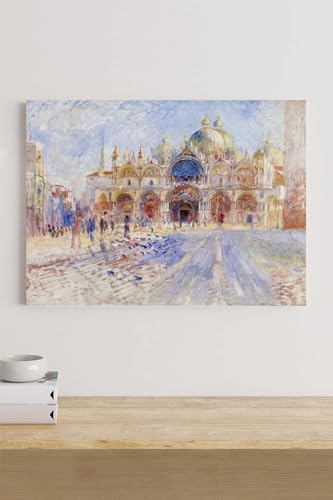 Alternative view of (pster19043) The Piazza San Marco - Auguste Renoir Sanatsal Kanvas Tablo 40 x 60