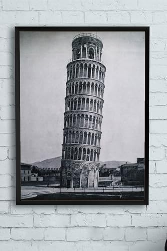 (pster13007) Kulesi Manzara Çerçeveli Tablo (30 X 40cm)