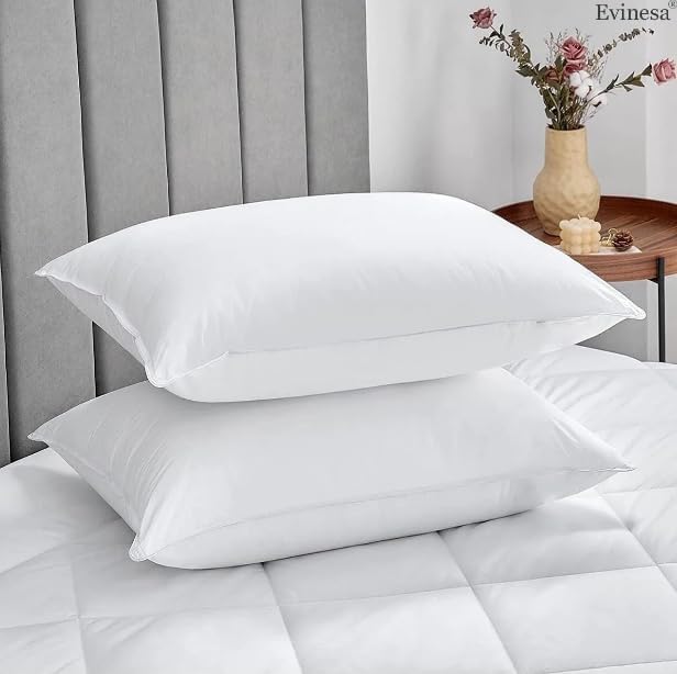 Silikon Dolgulu 50x70 Microfiber Yastık - Beyaz