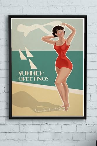 Alternative view of (pster13443) Summer Çerçeveli Tablo (50x70cm)