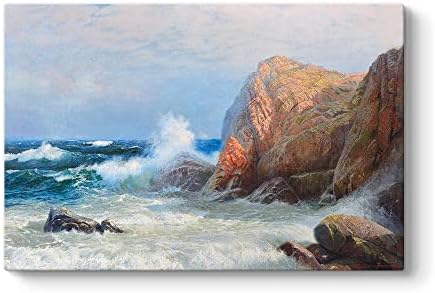 Alternative view of Wilhelm Muller Brieghel - Stormy Sea Tablosu 45 x 30