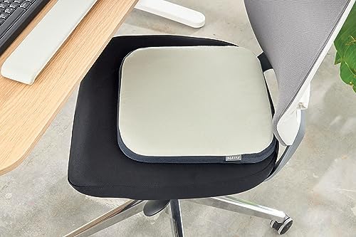 Alternative view of Ergo Balance oturma minderi, ofis sandalyeleri için ergonomik hava yastığı, optimum oturma duruşu ve siyatik rahatlatıcı, vücut duruşunu destekler, Ergo-Serisi, kumaş kılıf açık gri,