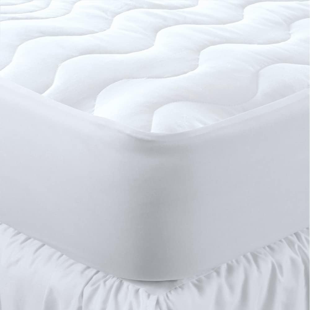 Alternative view of Kapitone Fitted Su Sıvı Geçirmez Yatak Koruyucu Alez, Beyaz, 80x180cm