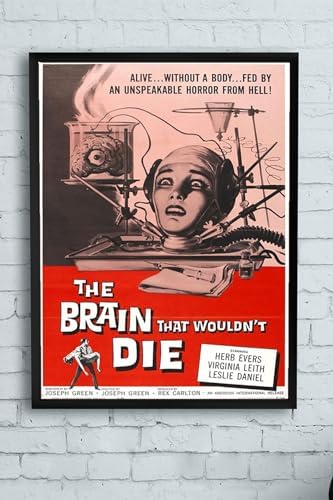 Alternative view of (pster10310) Brain That Wouldnt Die Bilimsel Çerçeveli Tablo (50x70cm)