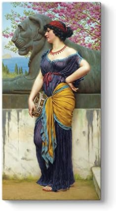 Alternative view of William Godward - Isisy Tablosu 80 x 160