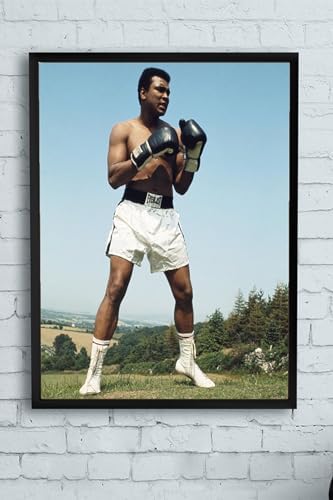 Alternative view of (pster12775) Muhammed Ali Dövüş Çerçeveli Tablo 2 (21x30cm)