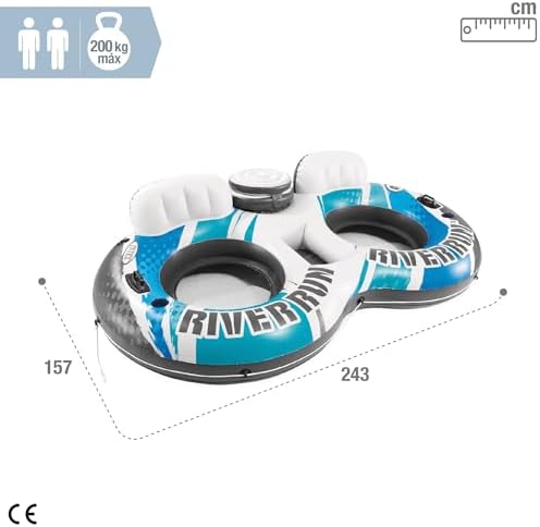 Alternative view of 56827 River Run Çift Taraflı Mavi Fileli Koltuk 243 cm, su sporları, plaj malzemesi, şişme ürün, yüzme aksesuarı, kamp, dalış, güvenlik