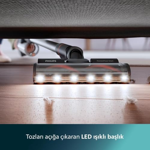 8000 Serisi Aqua Plus Kablosuz Dik Süpürge, 25.2 V, 80 dk'ya kadar Çalışma Süresi, PrecisionPower Başlık, Aqua Plus Başlık, XC8053/01