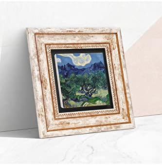 Zeytin Ağaçları Taş Duvar Tablosu - Çerçeveli Taş Tablo - Dekoratif Duvar Sanatı - Modern Ev ve Ofis Duvar Dekoru T1-297
