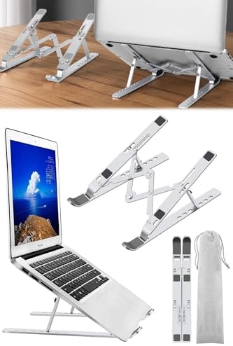Dizüstü Laptop Yükseltici Alüminyum Stand Ve Notebook Için Taşınabilir Ve Katlanabilir