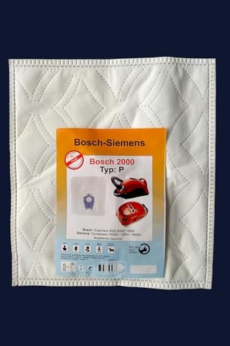 6-pk TYP P Bez p147 ile Uyumlu Vz 92351 Uyumlu 30 Adet Süpürge Toz Torbası Bez