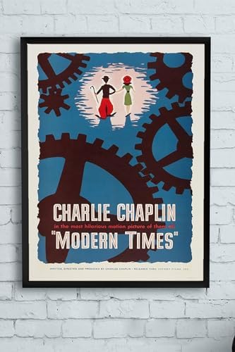 Alternative view of (pster12374) Modern Times-asri Zamanlar Film Afişi Çerçeveli Tablo (50x70cm)