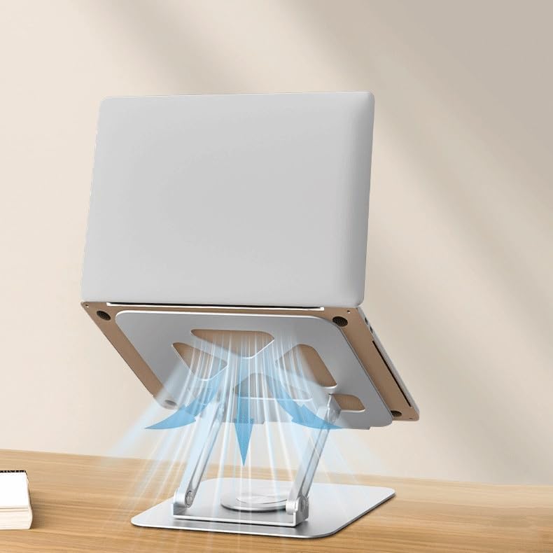 Taşınabilir Katlanabilir Folding Alüminyum Notebook Stand Alüminyum Ayarlanabilir Açı Ve Katlanabilir Portatif Rahat Kullanım 11 inç 17 İnç Dizüstü Bilgisayar ve Laptop Stant | X2