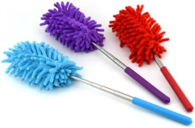 Teleskopik Mikrofiber Toz Fırçası, Uzayabilen Sap