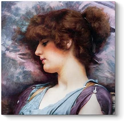 William Godward - Thoughts Tablosu 40 x 40