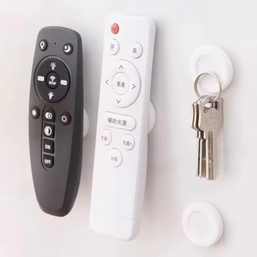 SUNUP SN-26320 Mıknatıslı Mini Kumanda Tutucu Yapışkanlı Manyetik Askı Aparatı (Ev, Otel, TV Kumandası, Anahtar, Kablo Düzenleyici)