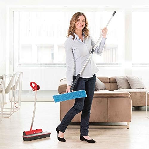 Polti Moppy Genel Microfiber Bez Seti 2'li, Tüm Yüzeyler İçin Uygun, Makinede Yıkanabilir, Pamuklu, Mavi