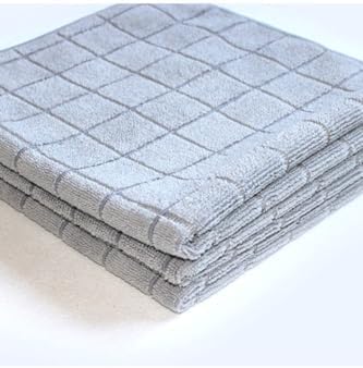 Alternative view of mikrotex Gri Mikrofiber Yer Bezi 6'Lı,195a