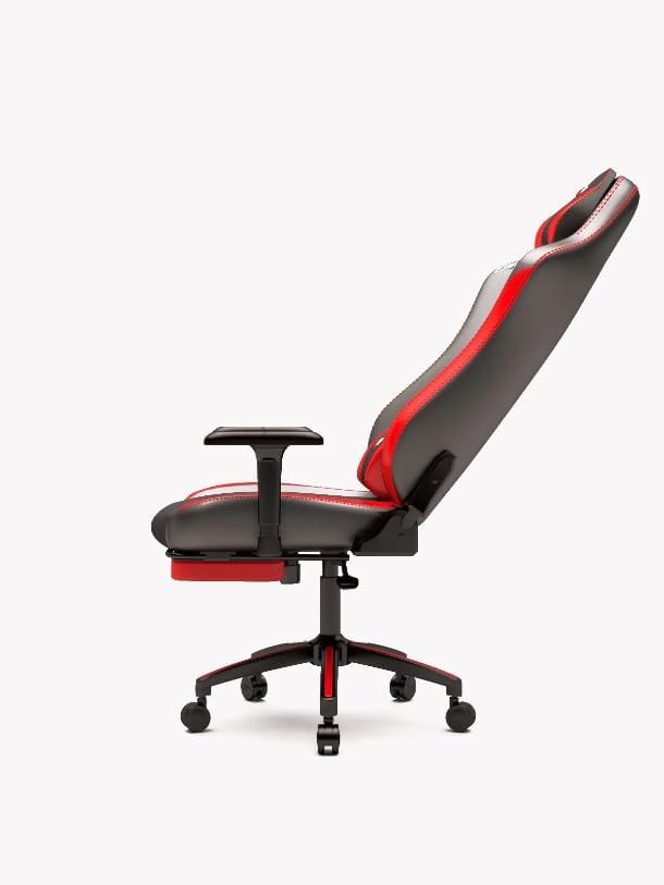 Zio Gaming Valor 1590B0511 Ayak Uzatmalı Profesyonel Oyuncu Koltuğu - Kırmızı Kumaş
