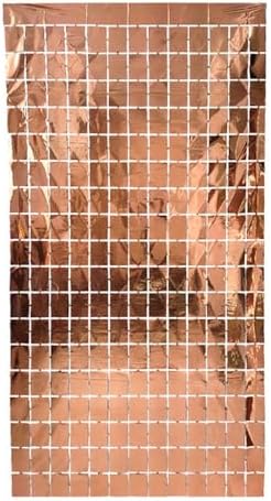 Arka Fon Rose Kapı Perdesi 100x200 cm