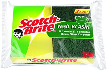Alternative view of -Brite 1755948 Yeşil Klasik Bulaşık Süngeri 2'li, Normal