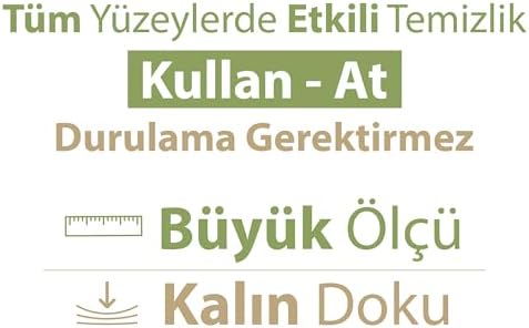 turco doğadan pratik temizlik Turco Doğadan Pratik Yüzey Temizlik Havlusu 100 Yaprak