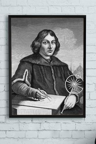 (pster11789) Nikolas Kopernik Bilimsel Çerçeveli Tablo 2 (40x50cm)